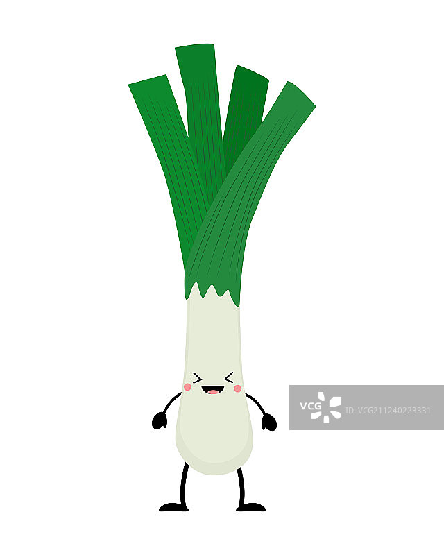 卡通大葱图片素材
