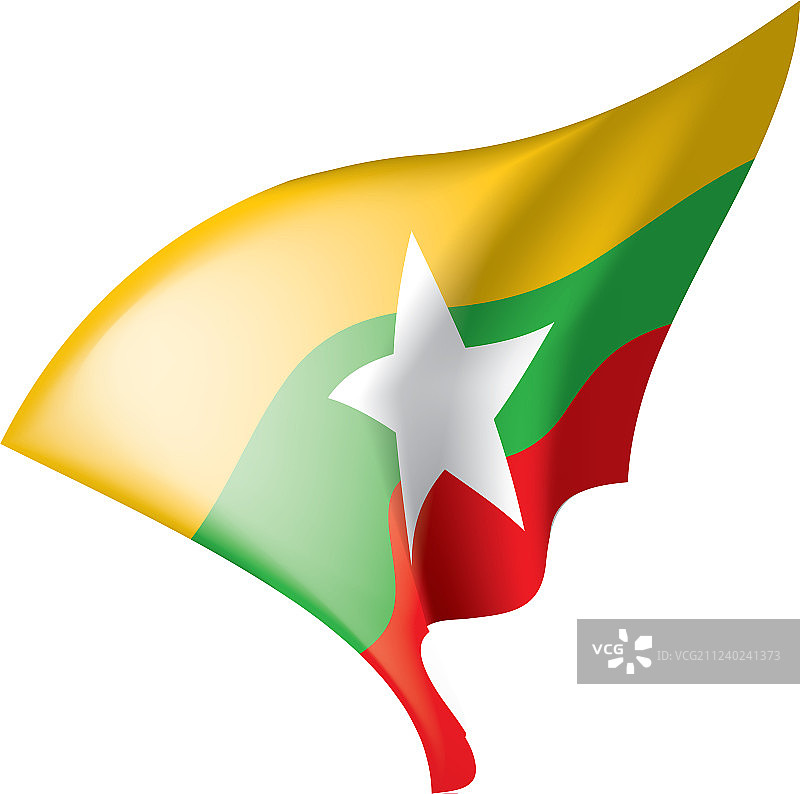 缅甸国旗图片素材