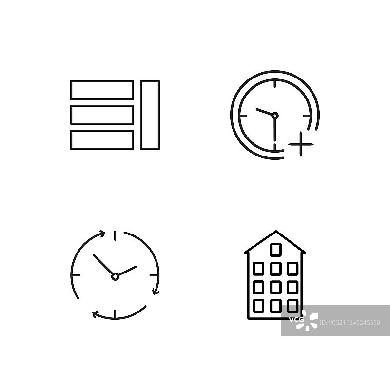 业务简单概述图标集图片素材