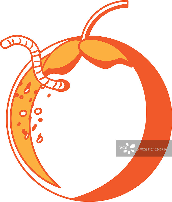 橙子水果图标图像图片素材