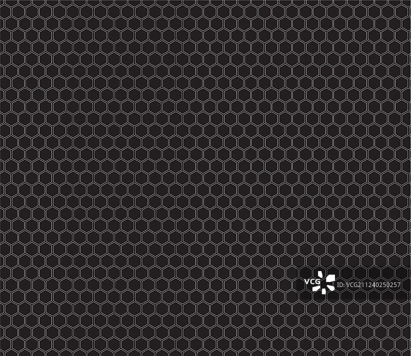 黑色蜂窝无缝图案图片素材