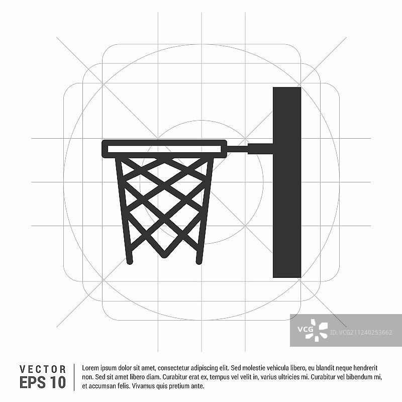 篮球框图标图片素材