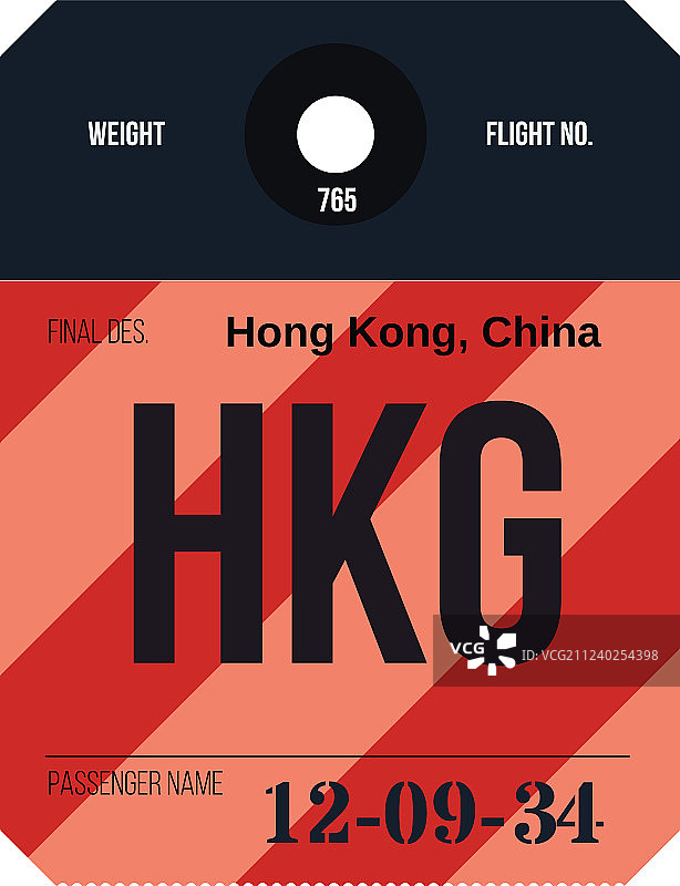 复古行李牌图片素材