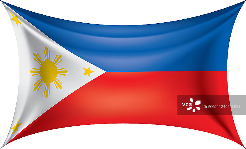 菲律宾国旗上有白色图片素材