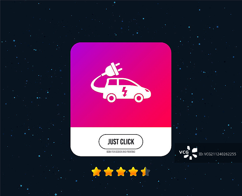 电动汽车标志图标，掀背符号图片素材