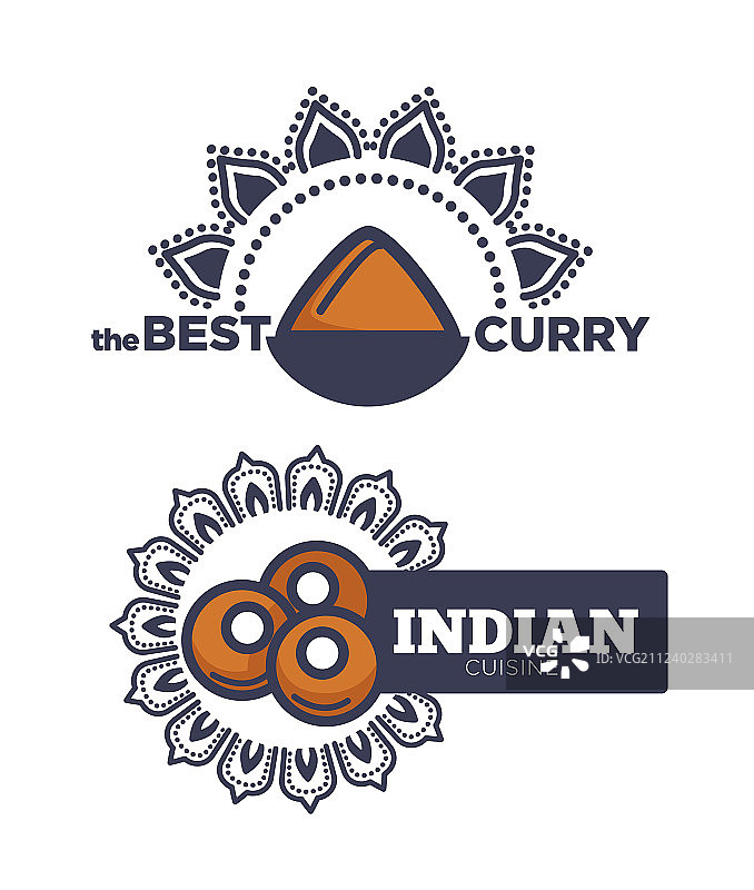 印度咖喱美食海报与酱汁图片素材