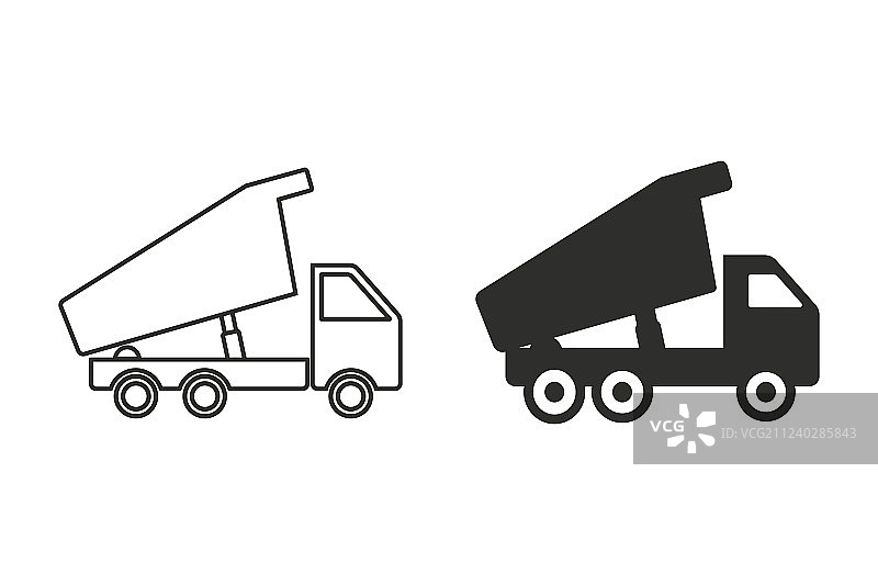 卡车图标图片素材