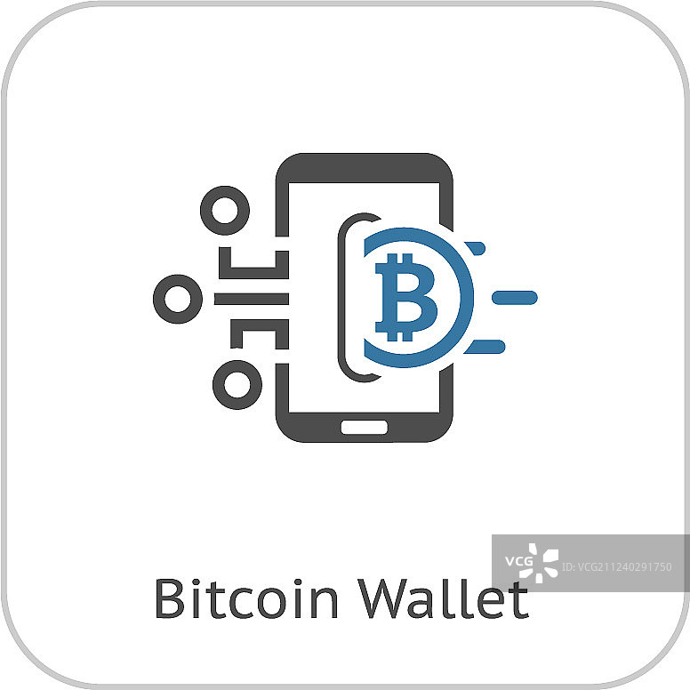 比特币钱包图标图片素材