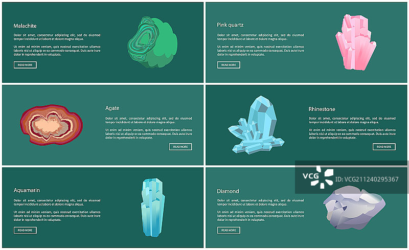 海蓝石孔雀石玛瑙和莱茵石钻石图片素材