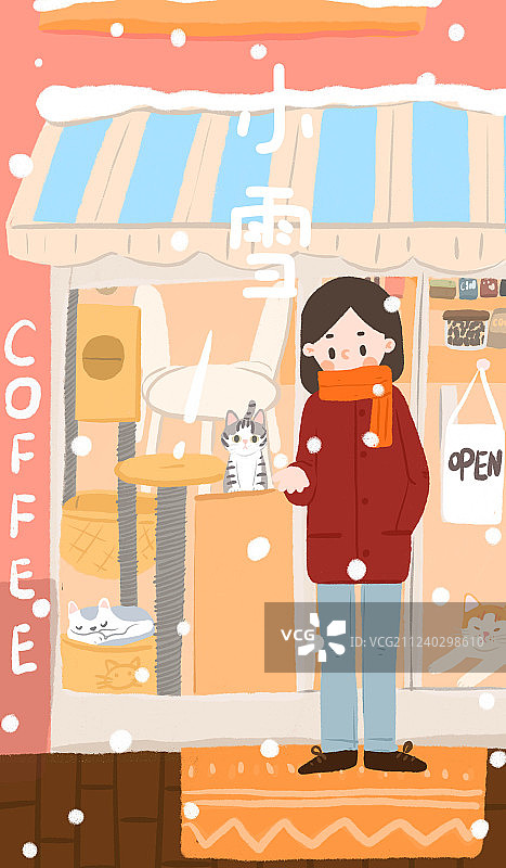 二十四节气之小雪图片素材