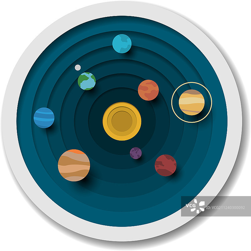 太阳系图片素材