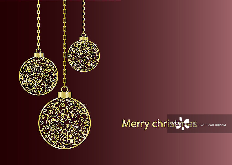 圣诞球图片素材