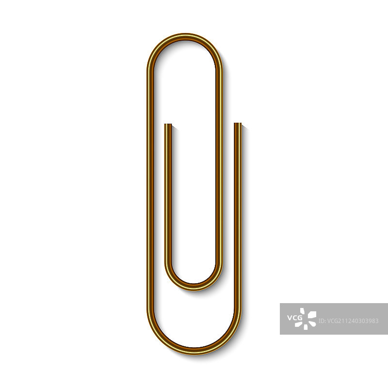 逼真回形针图片素材