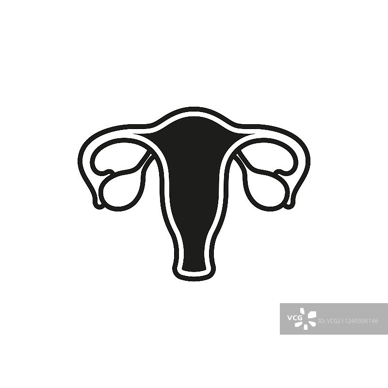 女性生殖系统图标图片素材