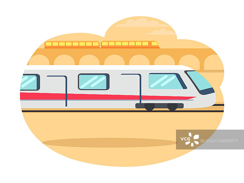 飞驰的特快列车图片素材