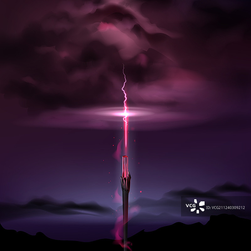 巫术魔法棒图片素材