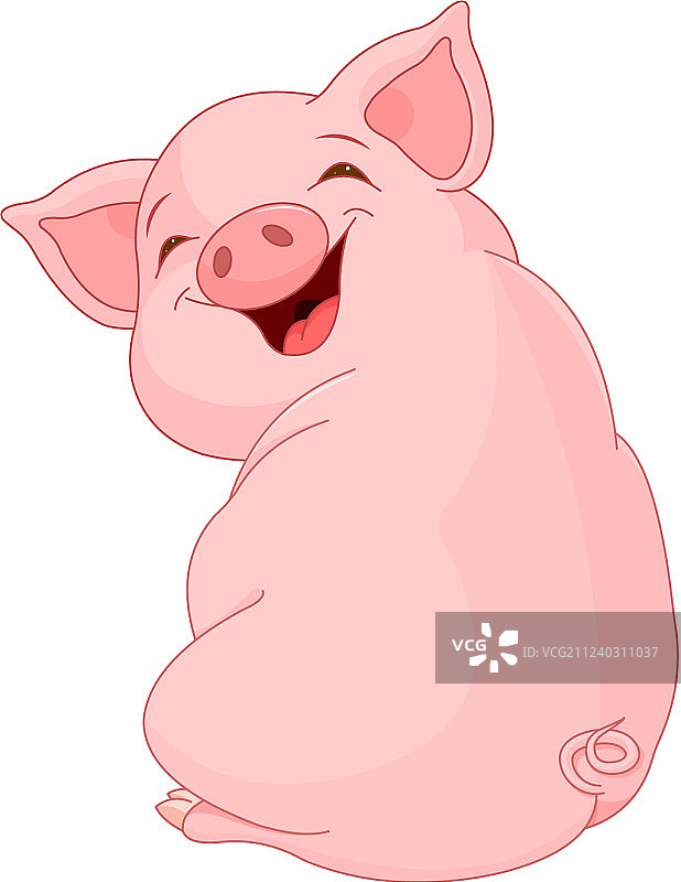 可爱的猪图片素材