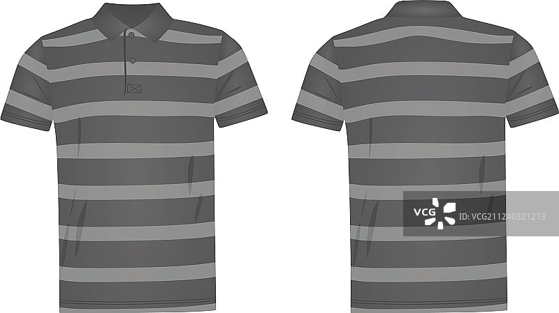 条纹Polo衫图片素材