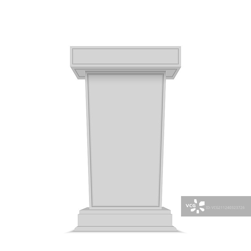 白色论坛讲台图片素材