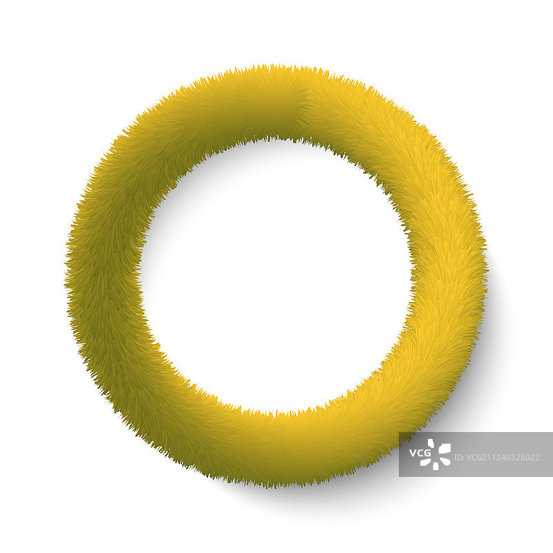 蓬松发圈图片素材