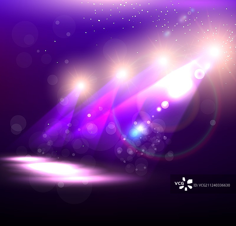 紫色聚光灯背景图片素材