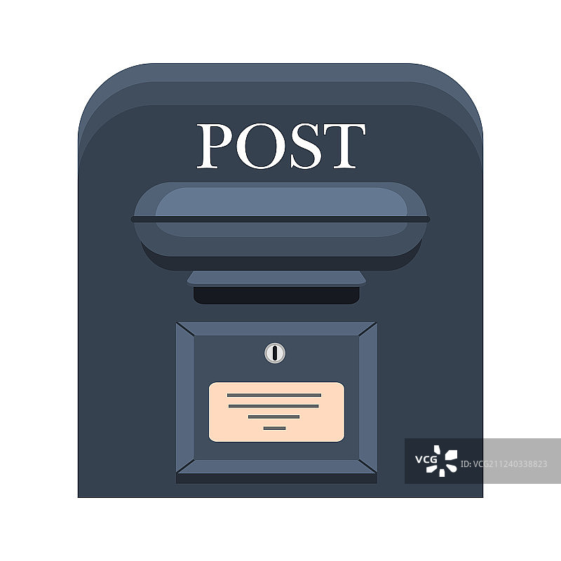壁挂式金属邮箱图片素材