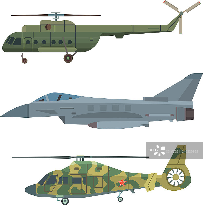 军用运输直升机技术图片素材