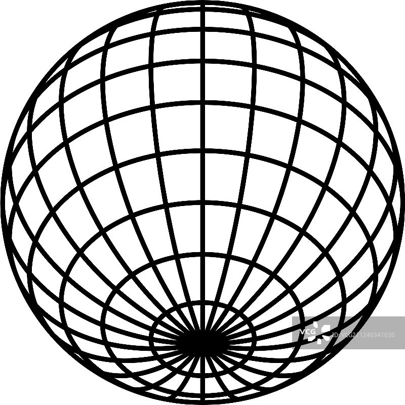 地球行星黑色经纬网格图片素材
