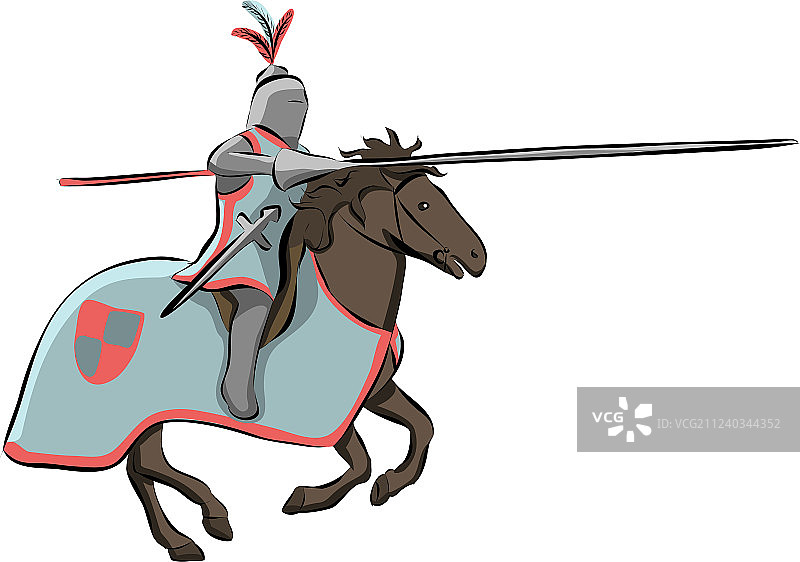 中世纪骑士比武图片素材