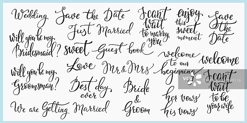 婚礼字母摄影叠加图图片素材