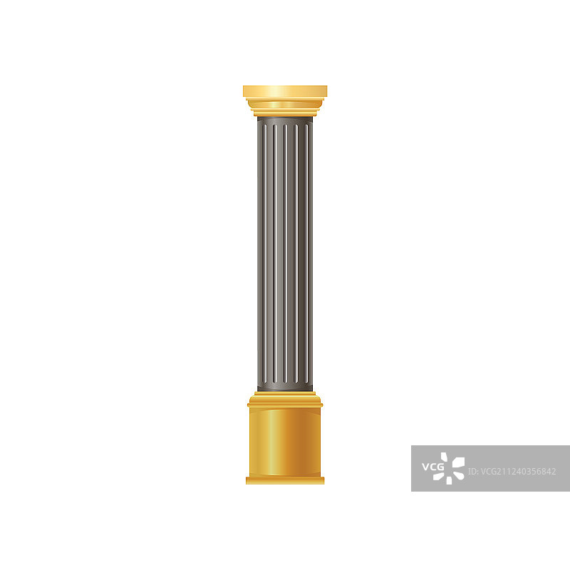 灰色经典石柱建筑图片素材