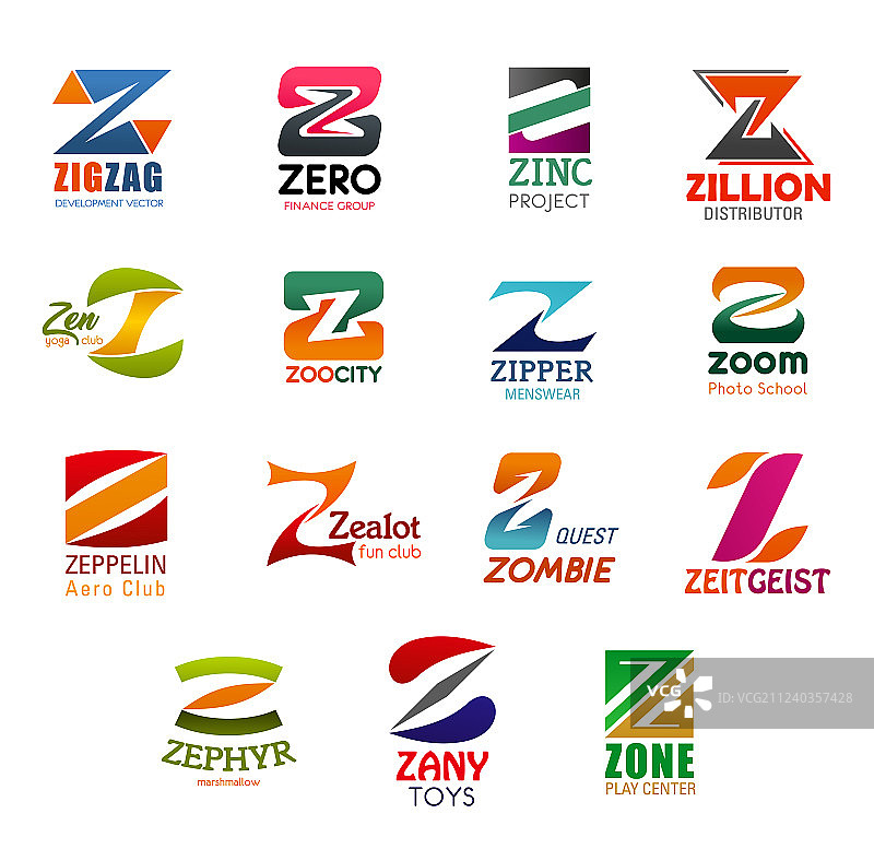 商务设计字母Z图标图片素材