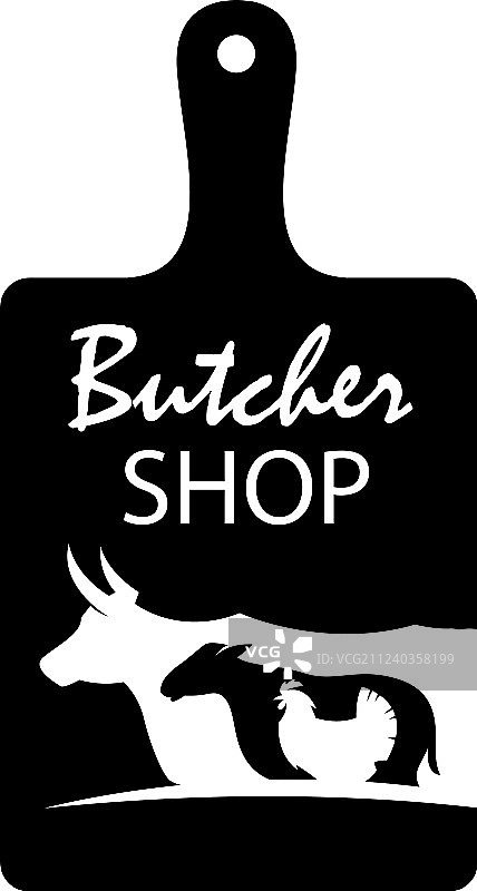 农场动物标签图片素材