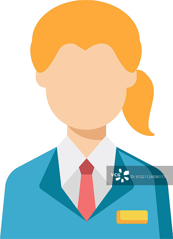 扁平风格发牌员图片素材