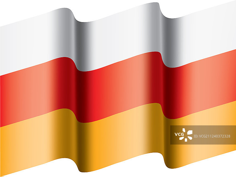 南奥塞梯国旗图片素材