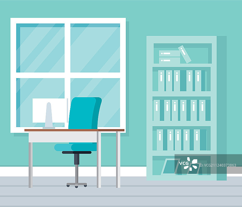 办公室场景图标图片素材