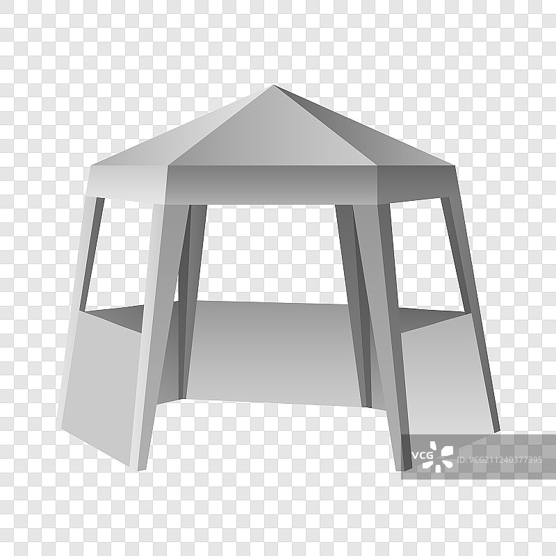 演示帐篷模型写实风格图片素材