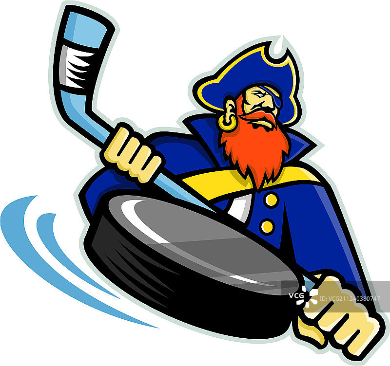 冰球运动吉祥物图片素材