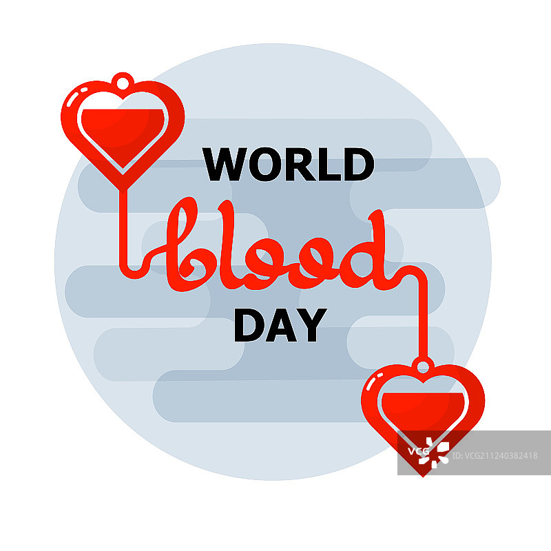世界献血日标志图片素材