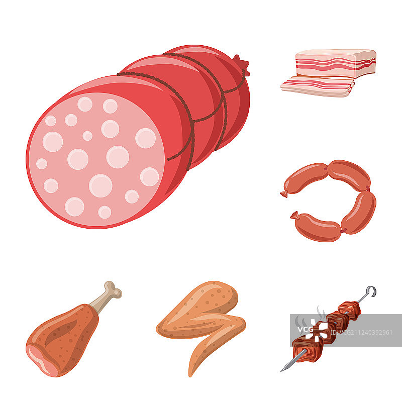 肉类与火腿logo设计合集图片素材