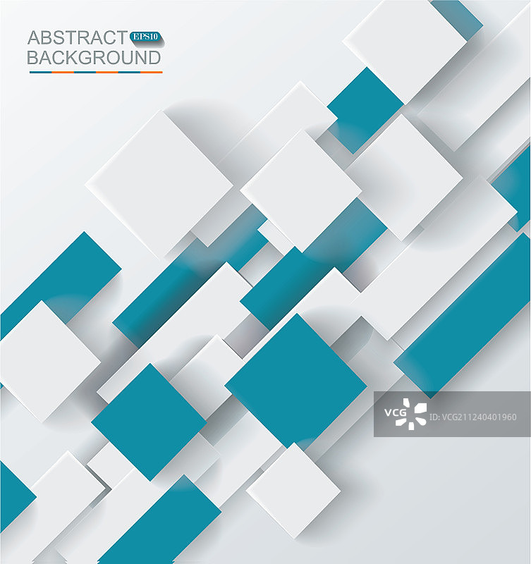 灰色和蓝色抽象几何图形图片素材