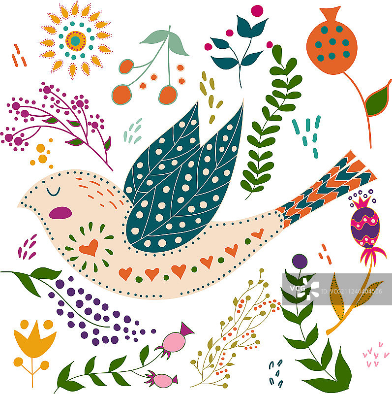 彩色艺术套装图片素材