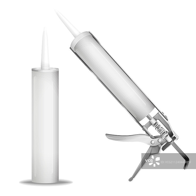3D硅胶枪图片素材