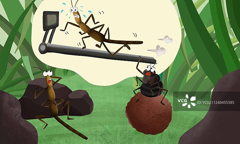 强壮的小虫图片素材