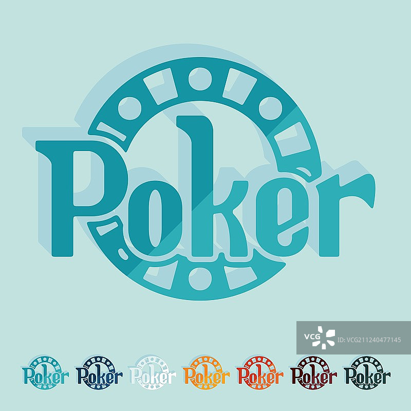 扁平风格扑克牌图片素材