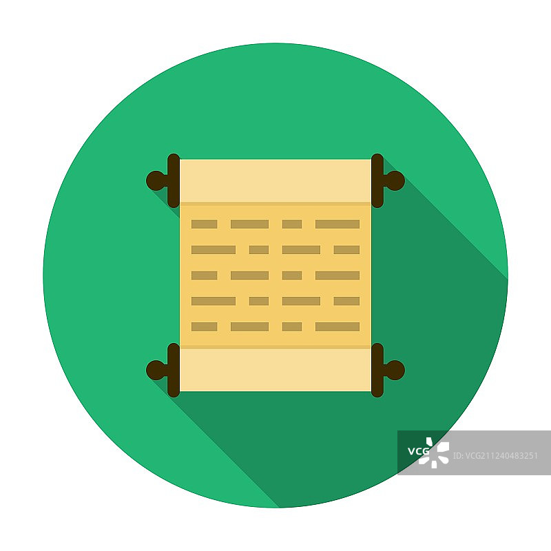 扁平滚动图标图片素材