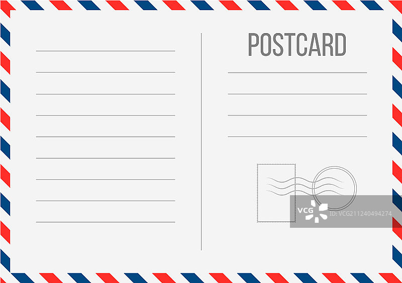 创意明信片图片素材