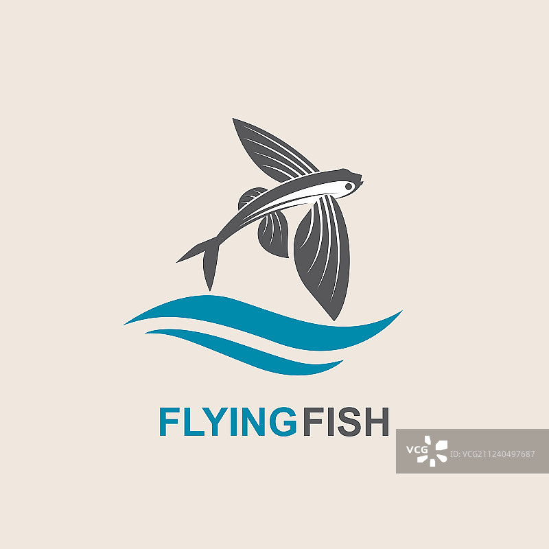 飞鱼图标图片素材