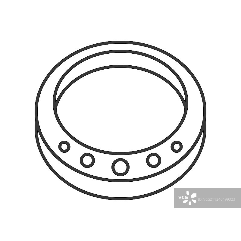 宝石戒指珠宝相关轮廓图标图片素材