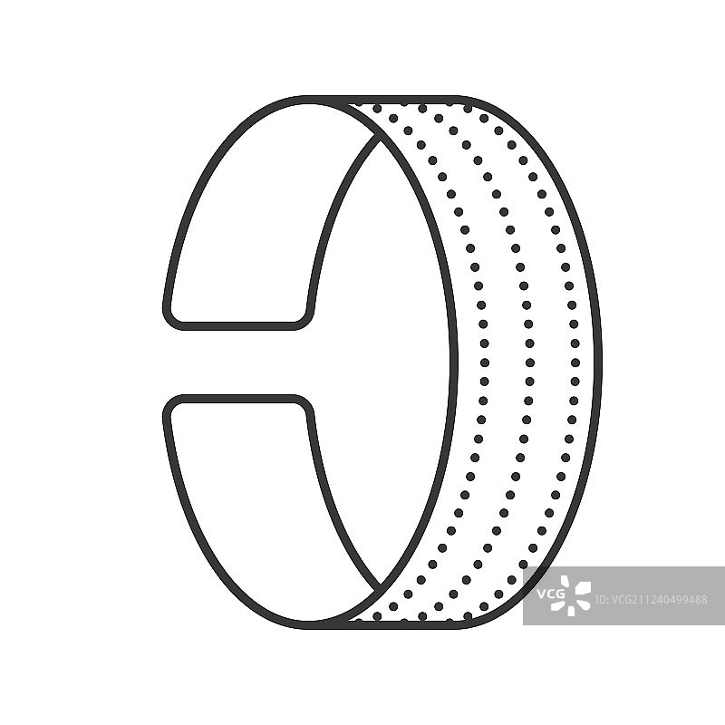 女士手镯配饰轮廓图片素材